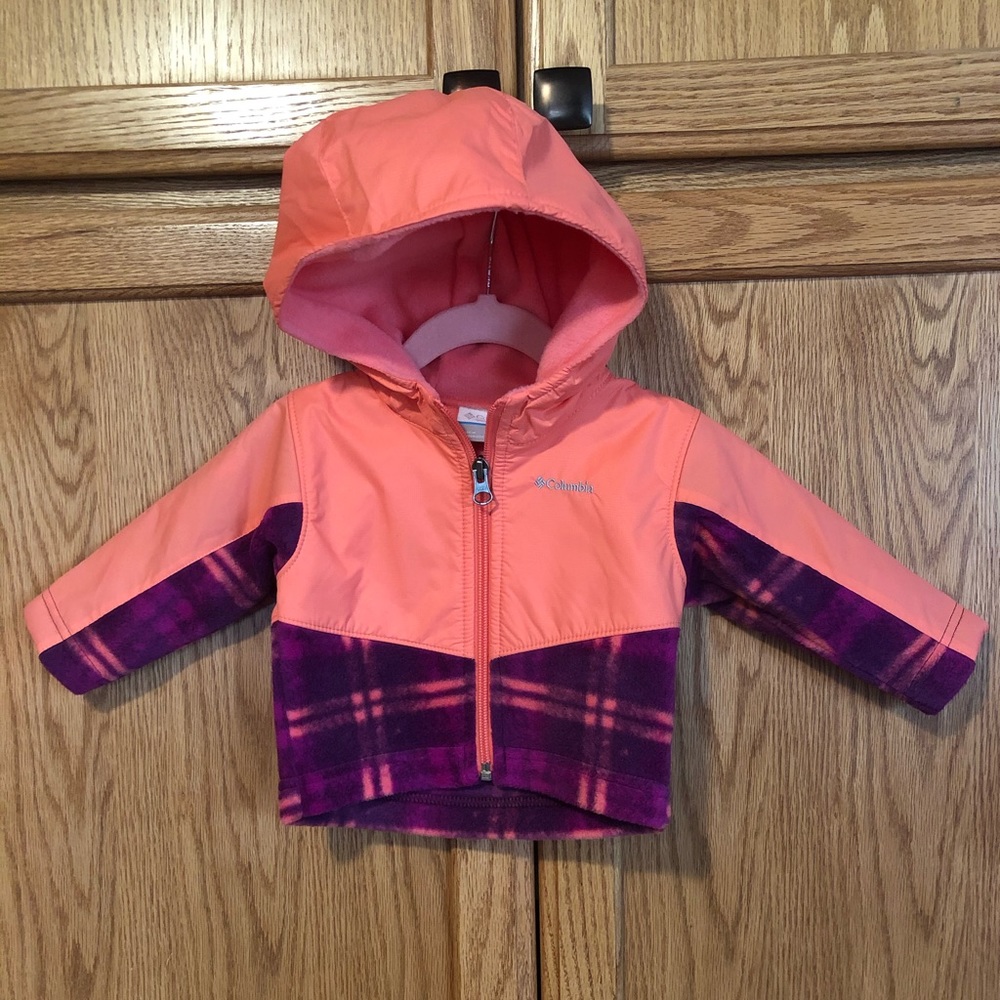 Columbia baby girl jacket 3-6 months